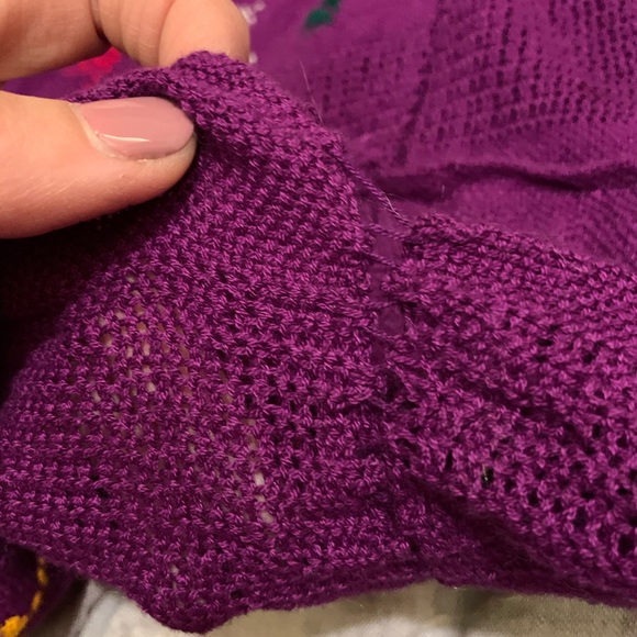 Boho Embroidered Poncho - Picture 8 of 8